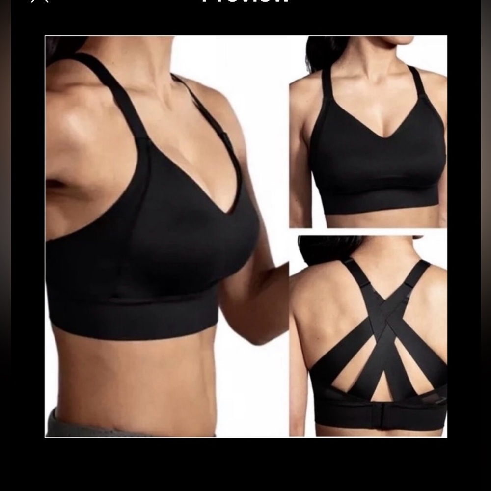 Brooks Drive Interlace Neck High Impact Sports Bra